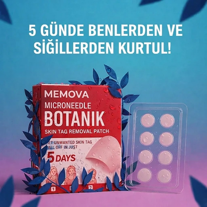 Memova Mikro İğneli Ben Ve Siğil Düşürücü Bant – 5 Günde İz Bırakmadan Düşürür
